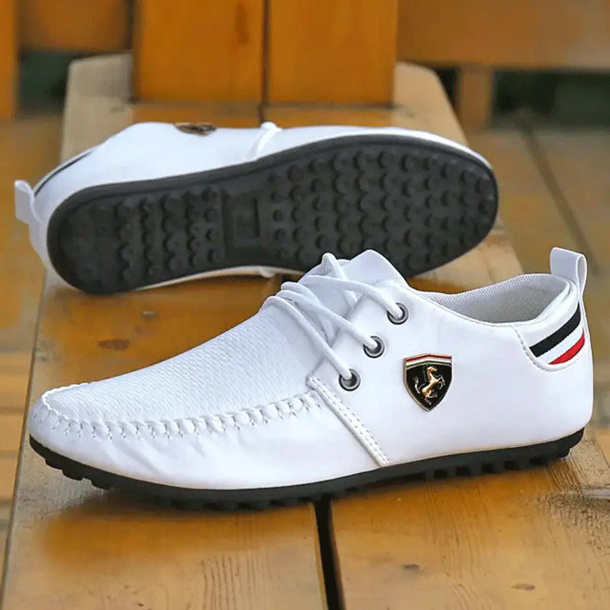 Men’s Leather Loafers Ferrari® + Exclusive Gift