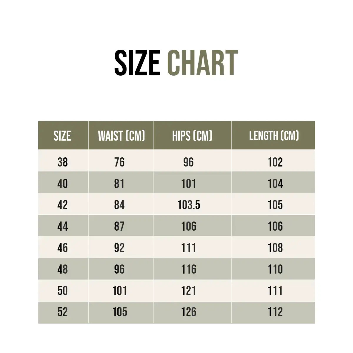 Size guide